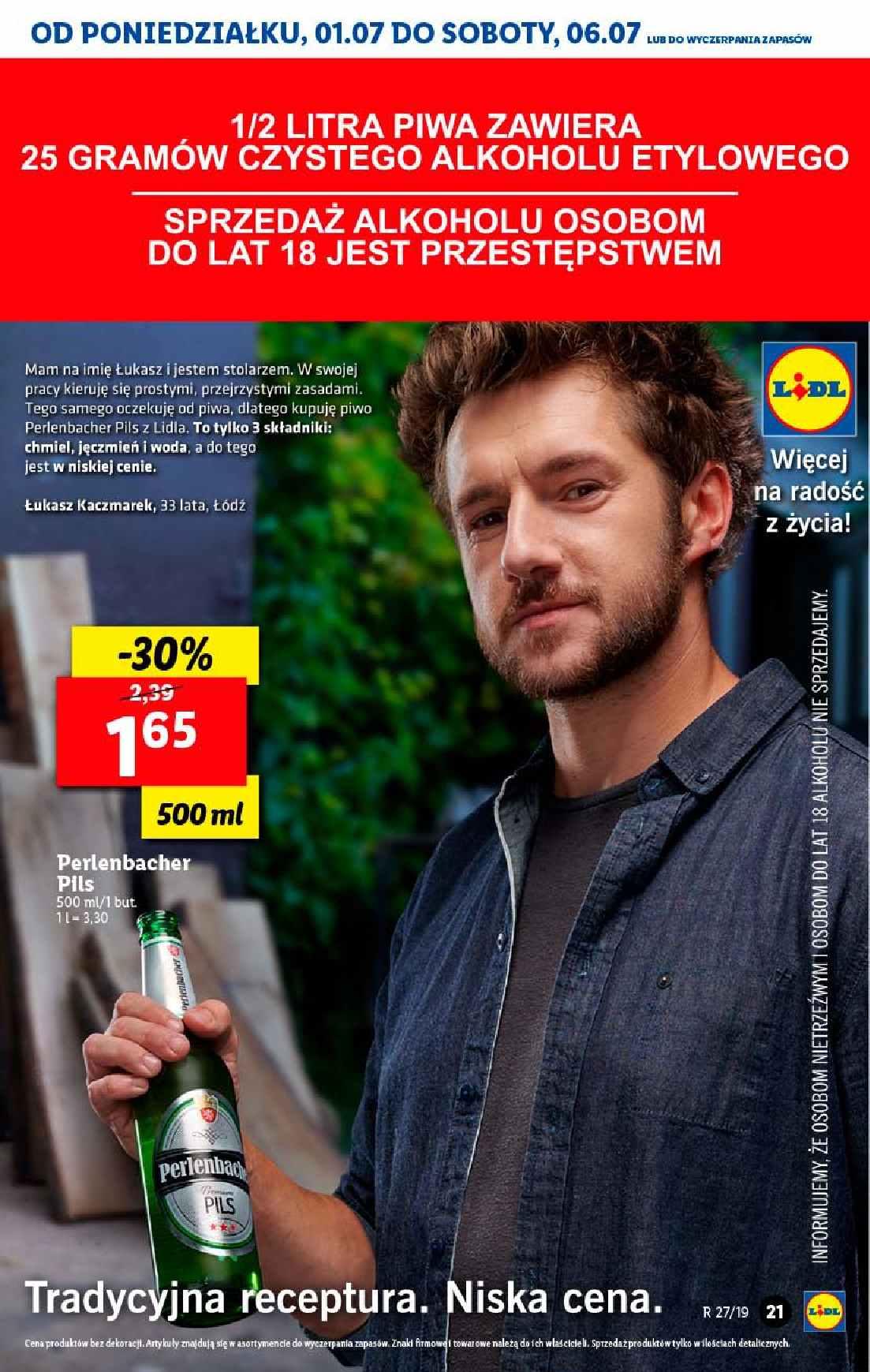 Gazetka promocyjna Lidl do 03/07/2019 str.21