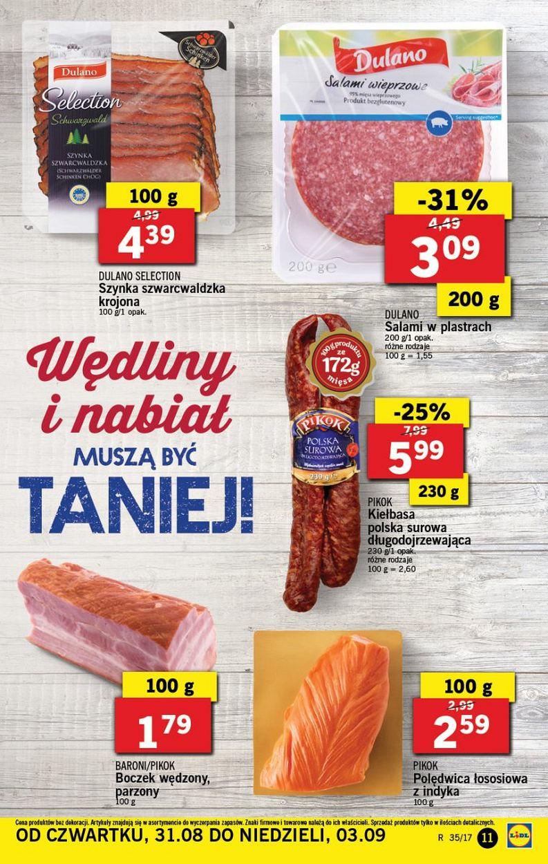 Gazetka promocyjna Lidl do 03/09/2017 str.11