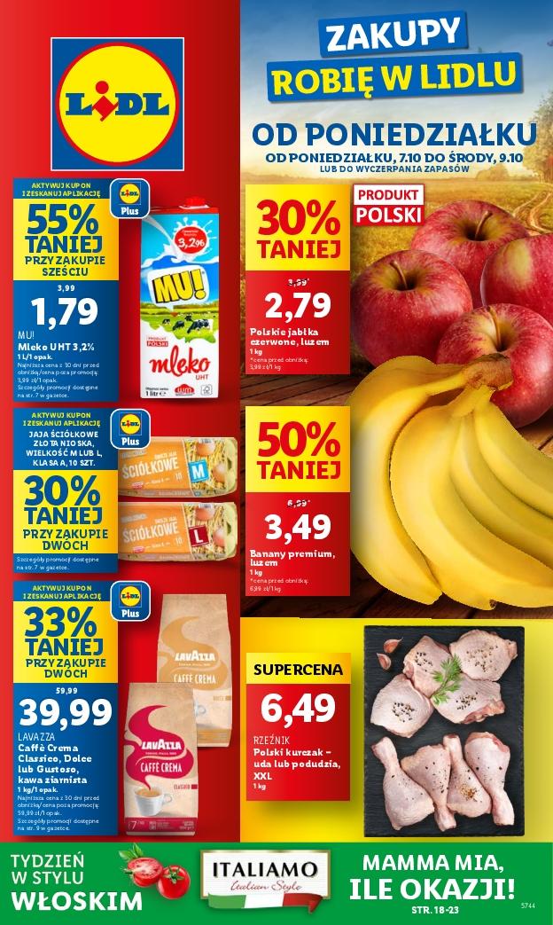 Gazetka promocyjna Lidl do 09/10/2024 str.1