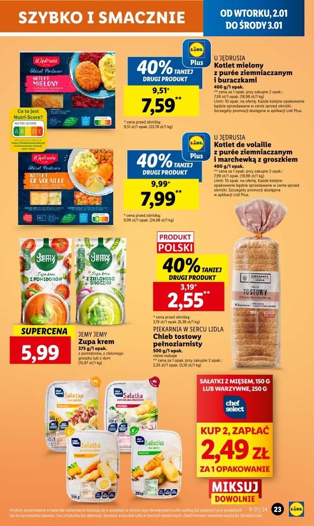 Gazetka promocyjna Lidl do 03/01/2024 str.23