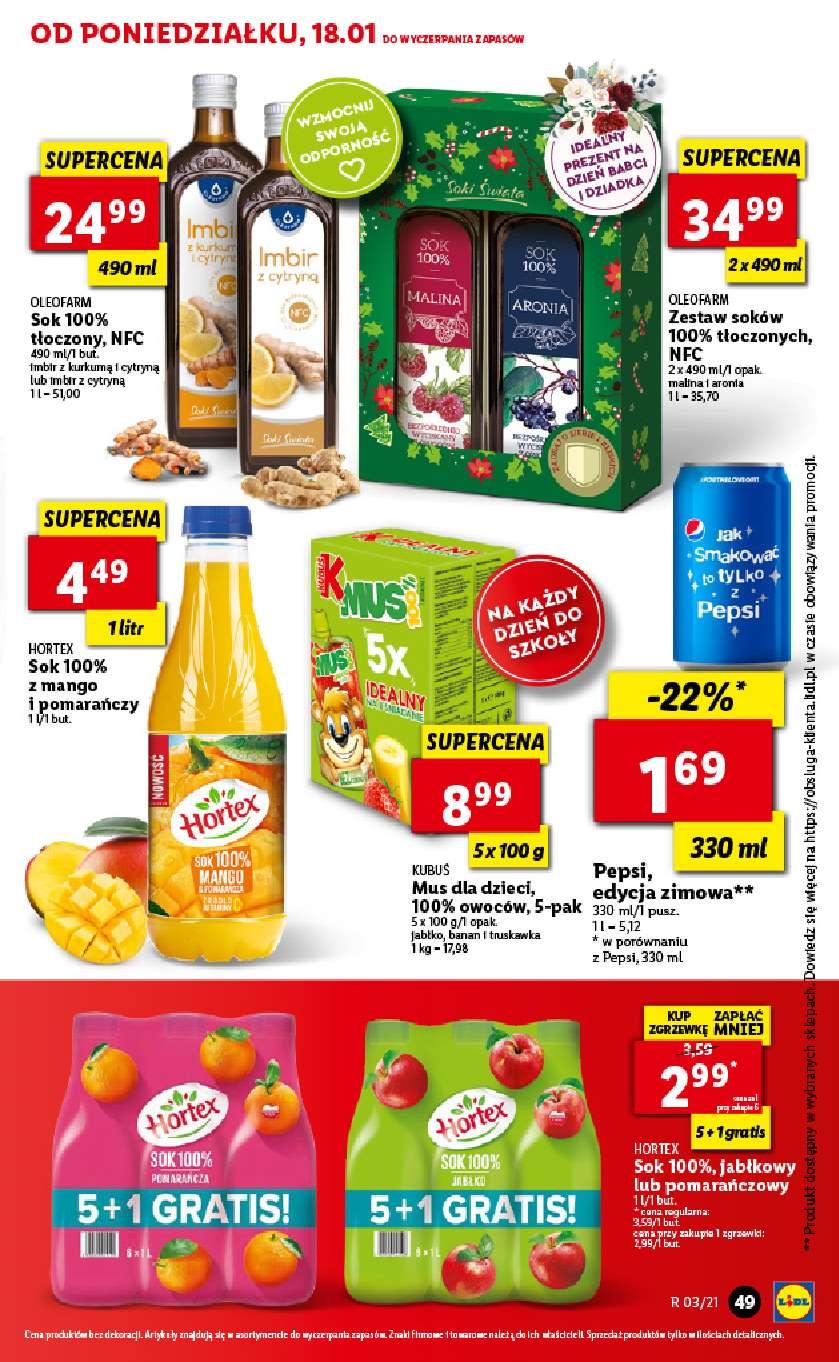 Gazetka promocyjna Lidl do 20/01/2021 str.49