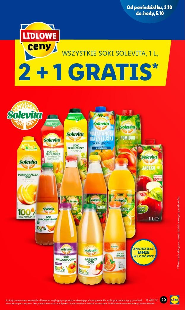 Gazetka promocyjna Lidl do 05/10/2022 str.39