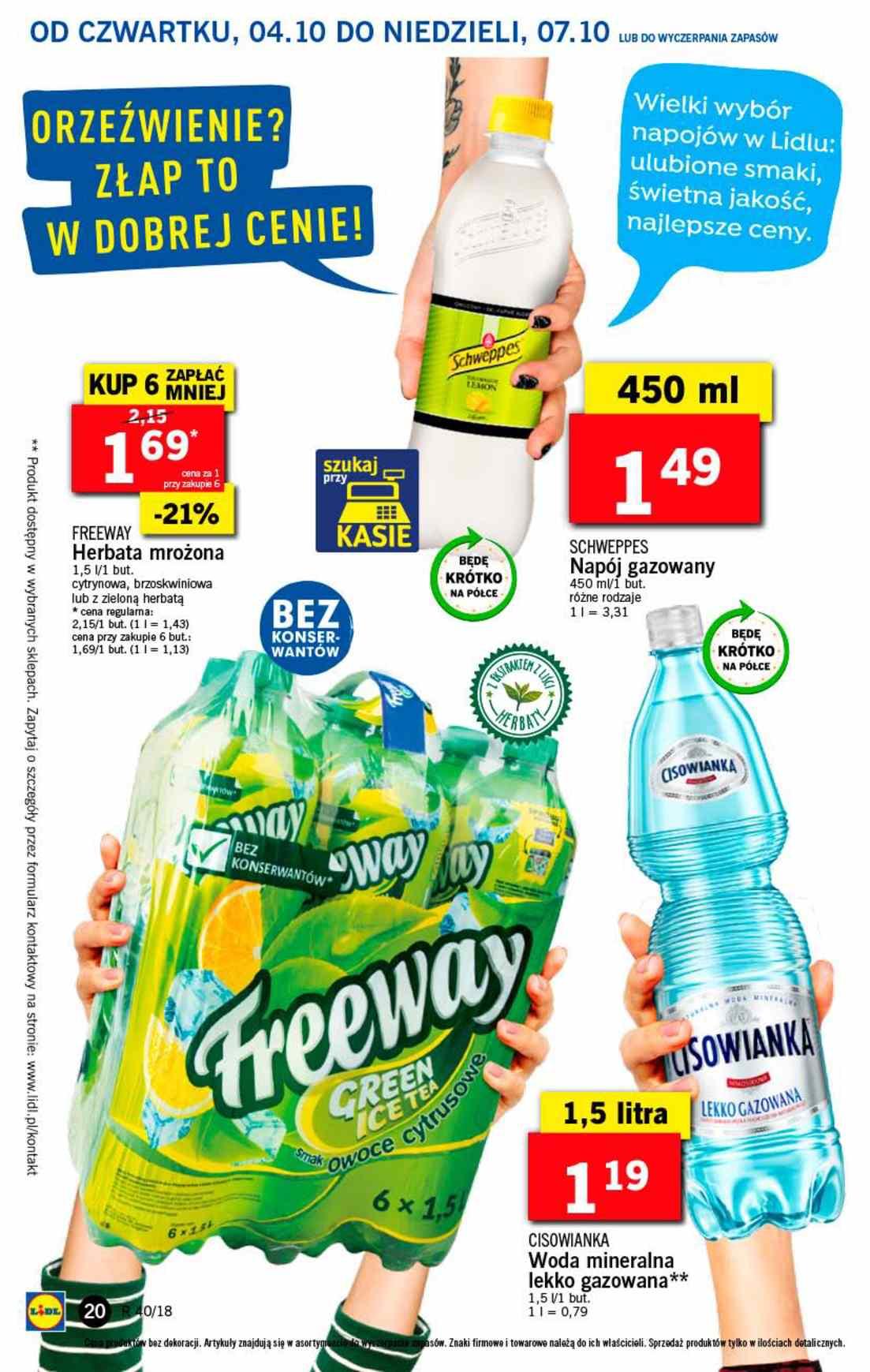 Gazetka promocyjna Lidl do 07/10/2018 str.20