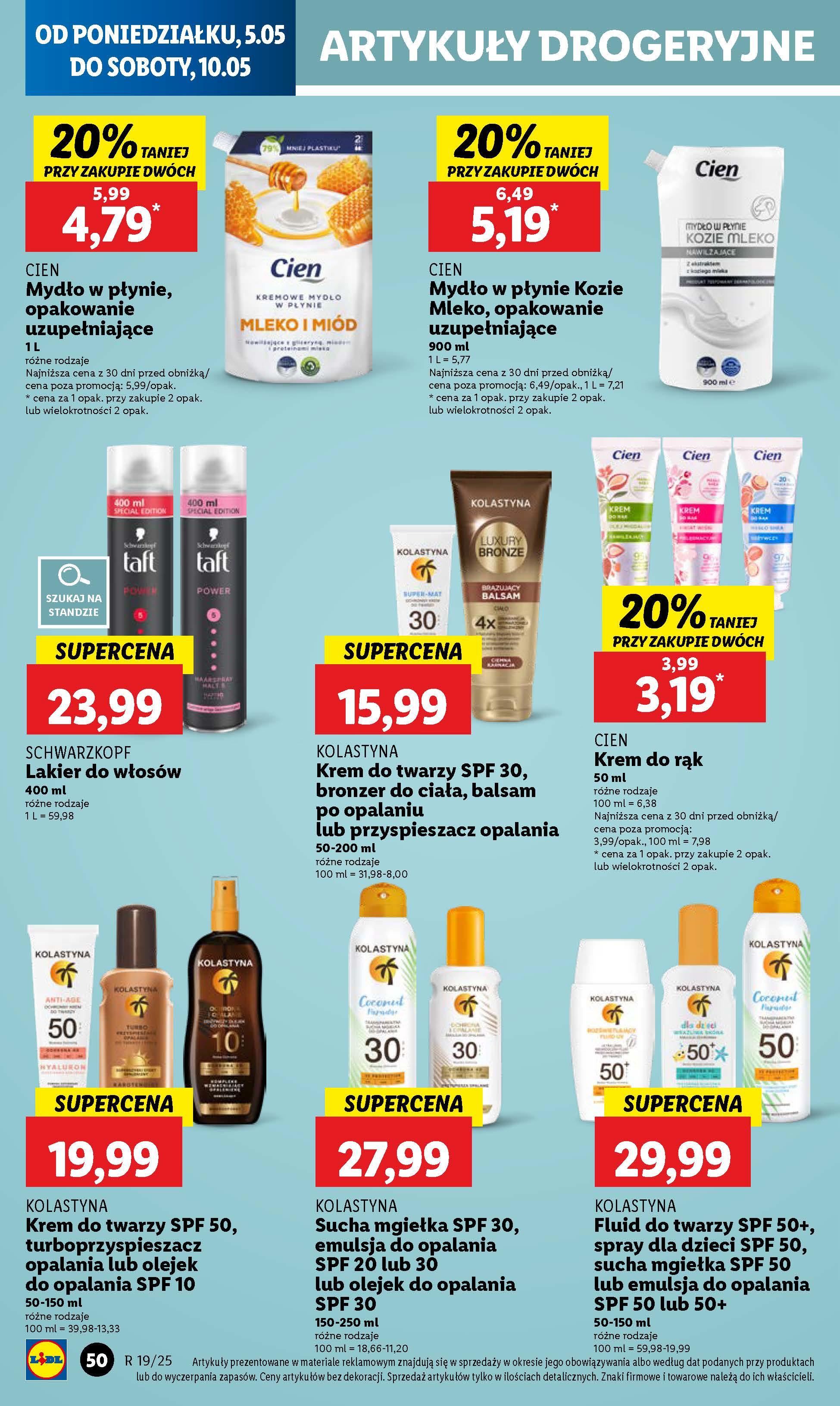 Gazetka promocyjna Lidl do 07/05/2025 str.58