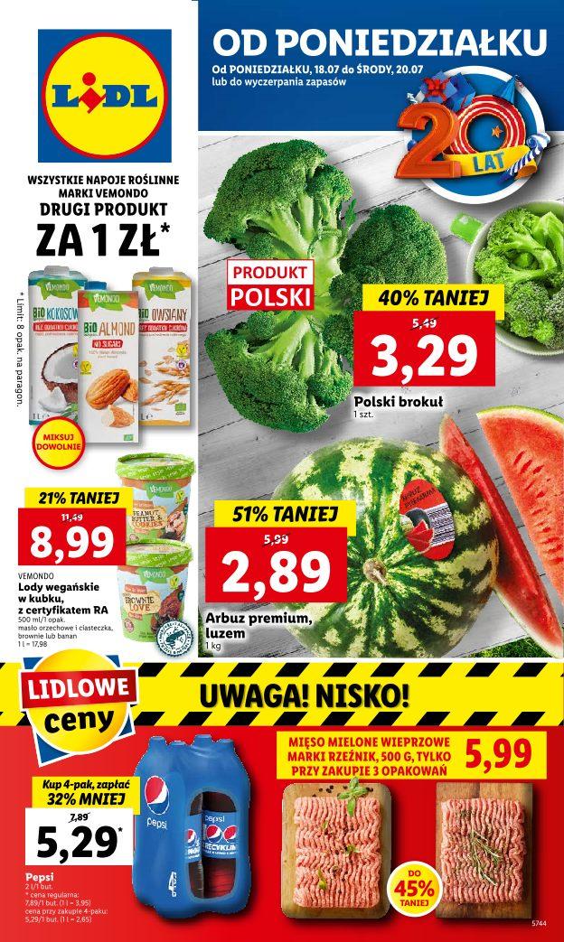 Gazetka promocyjna Lidl do 20/07/2022 str.1