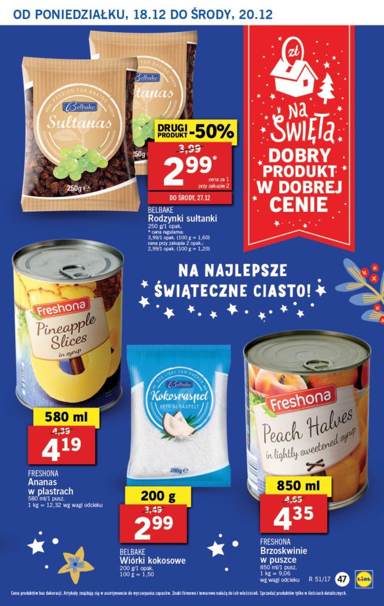 Gazetka promocyjna Lidl do 20/12/2017 str.47