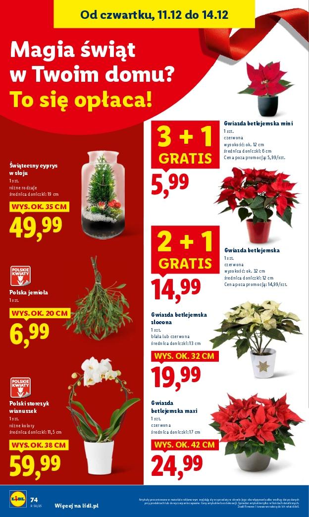 Gazetka promocyjna Lidl do 14/12/2025 str.74