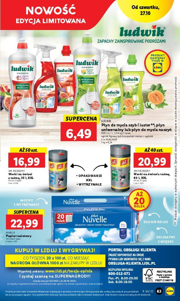 Gazetka promocyjna Lidl do 31/10/2022 str.63