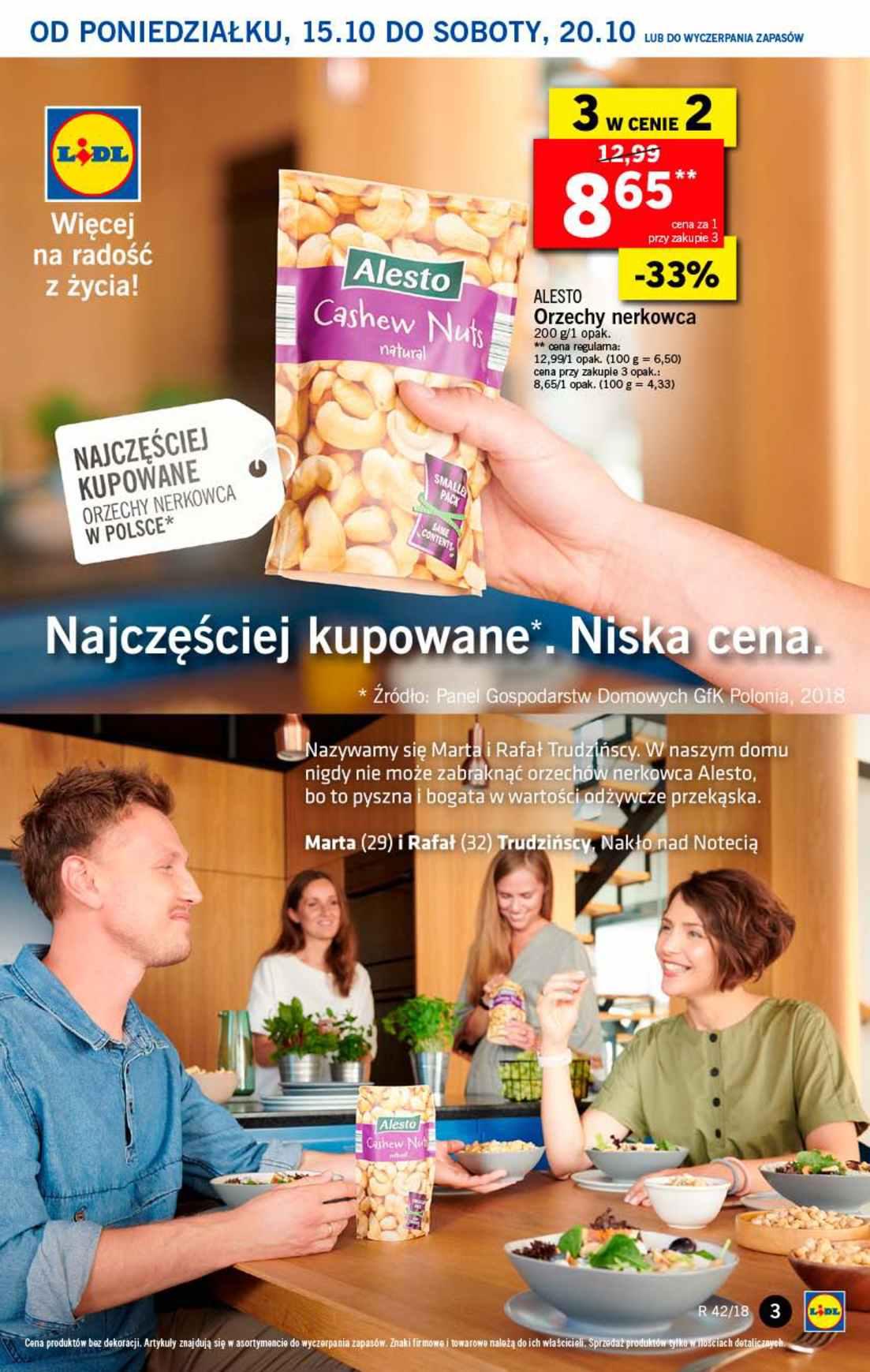 Gazetka promocyjna Lidl do 17/10/2018 str.3