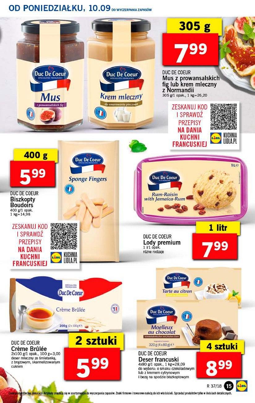 Gazetka promocyjna Lidl do 12/09/2018 str.15