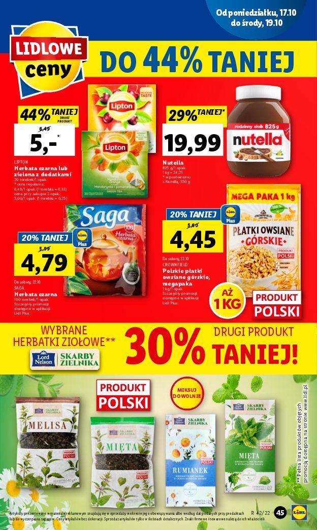 Gazetka promocyjna Lidl do 19/10/2022 str.45