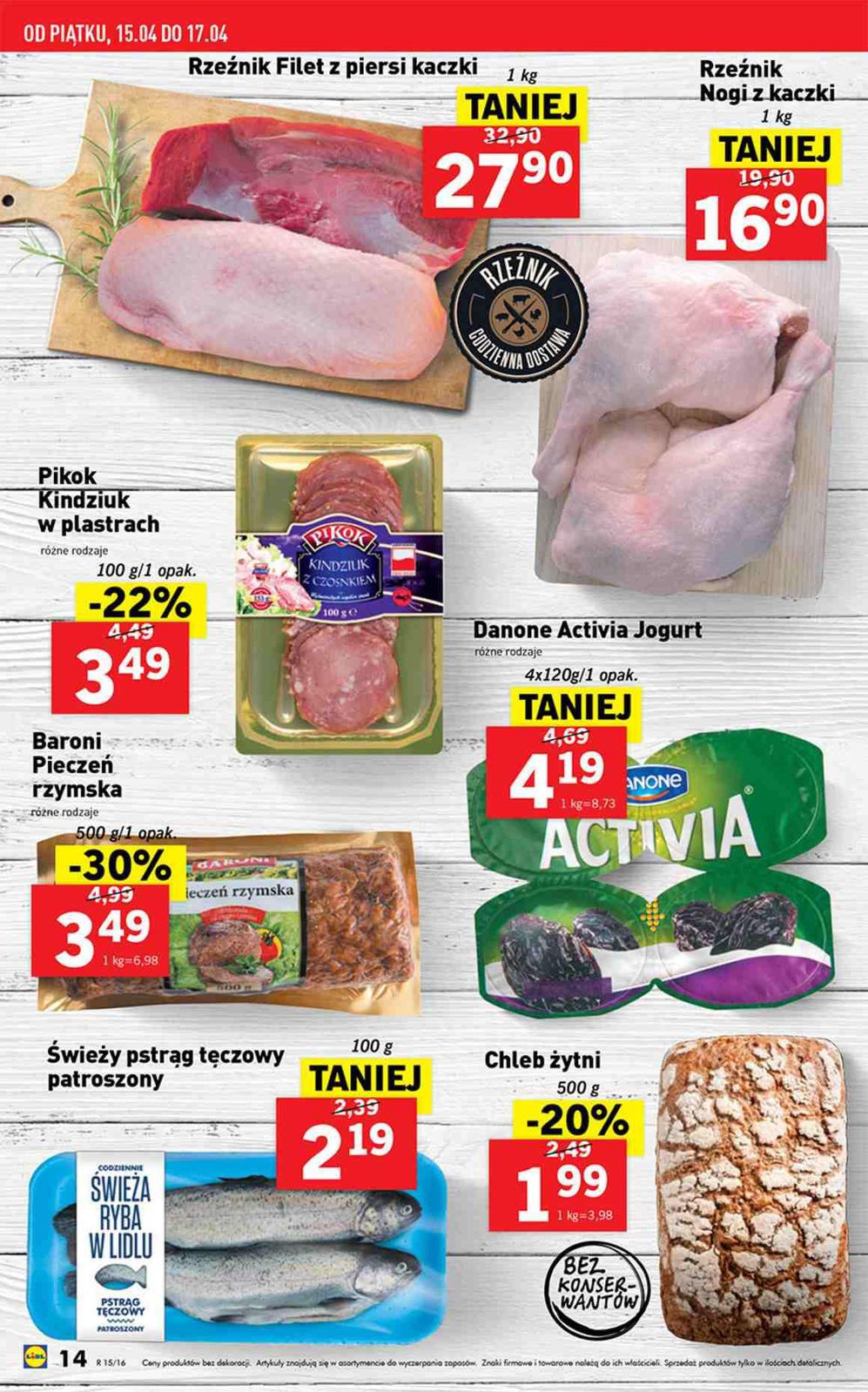 Gazetka promocyjna Lidl do 17/04/2016 str.14