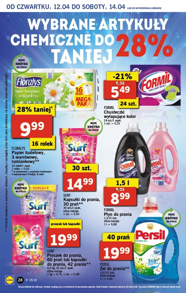 Gazetka promocyjna Lidl do 14/04/2018 str.28