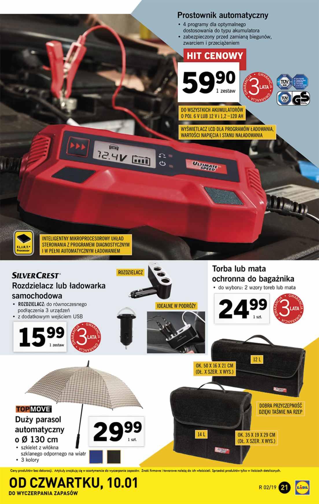 Gazetka promocyjna Lidl do 12/01/2019 str.21