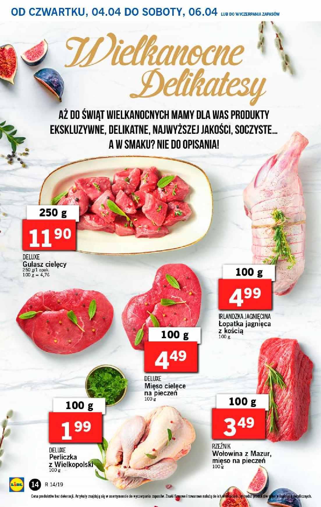 Gazetka promocyjna Lidl do 06/04/2019 str.14