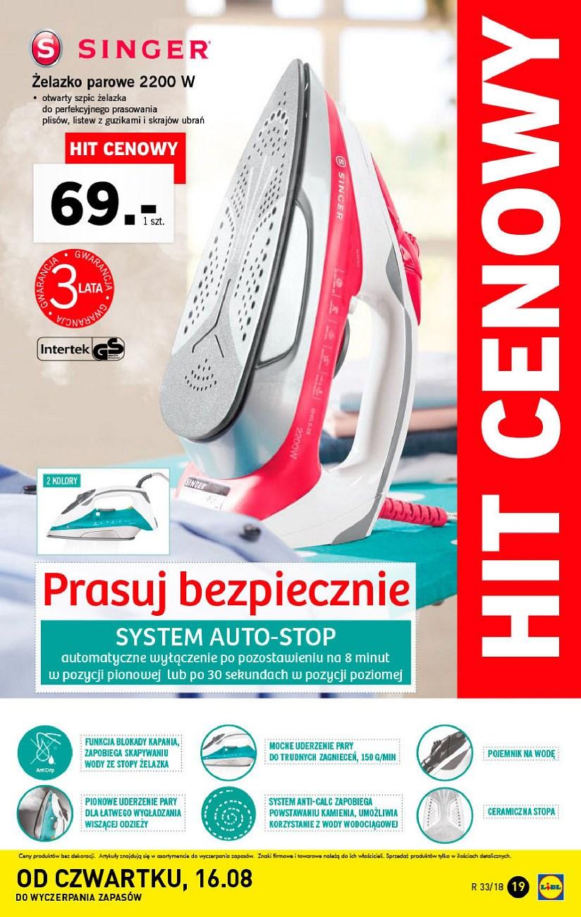 Gazetka promocyjna Lidl do 18/08/2018 str.19