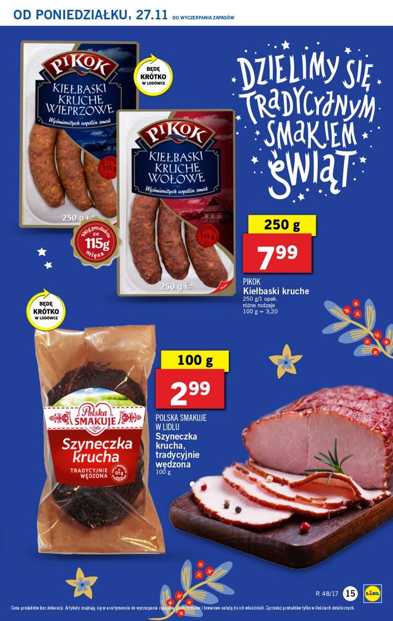 Gazetka promocyjna Lidl do 29/11/2017 str.15