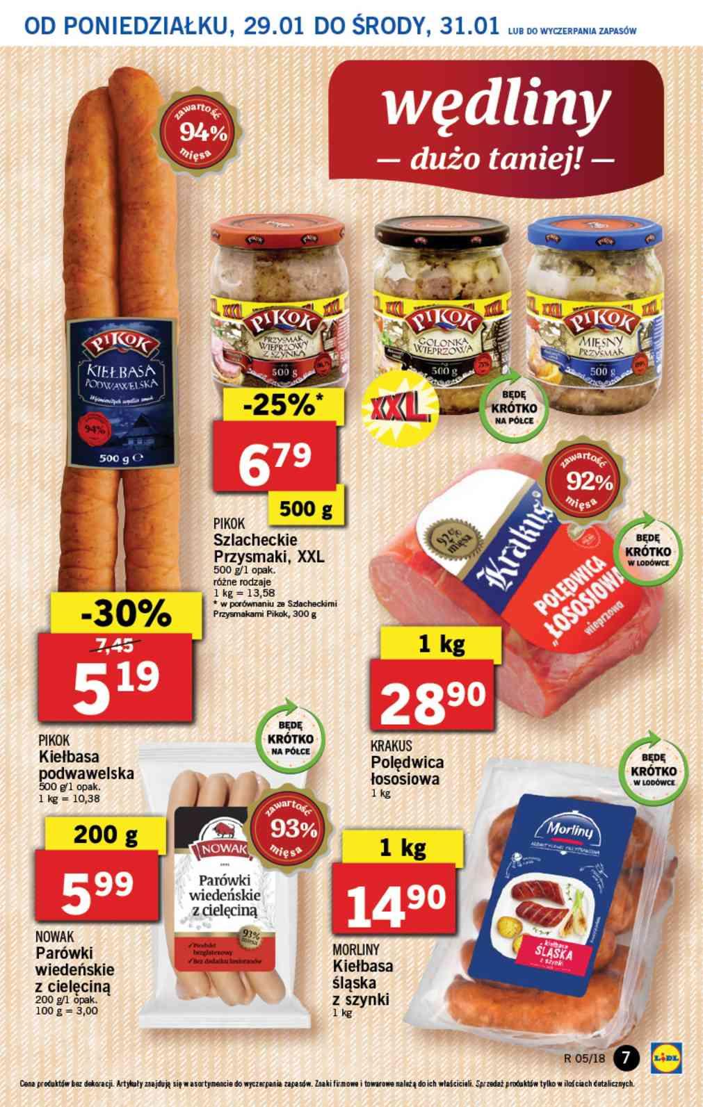 Gazetka promocyjna Lidl do 31/01/2018 str.7