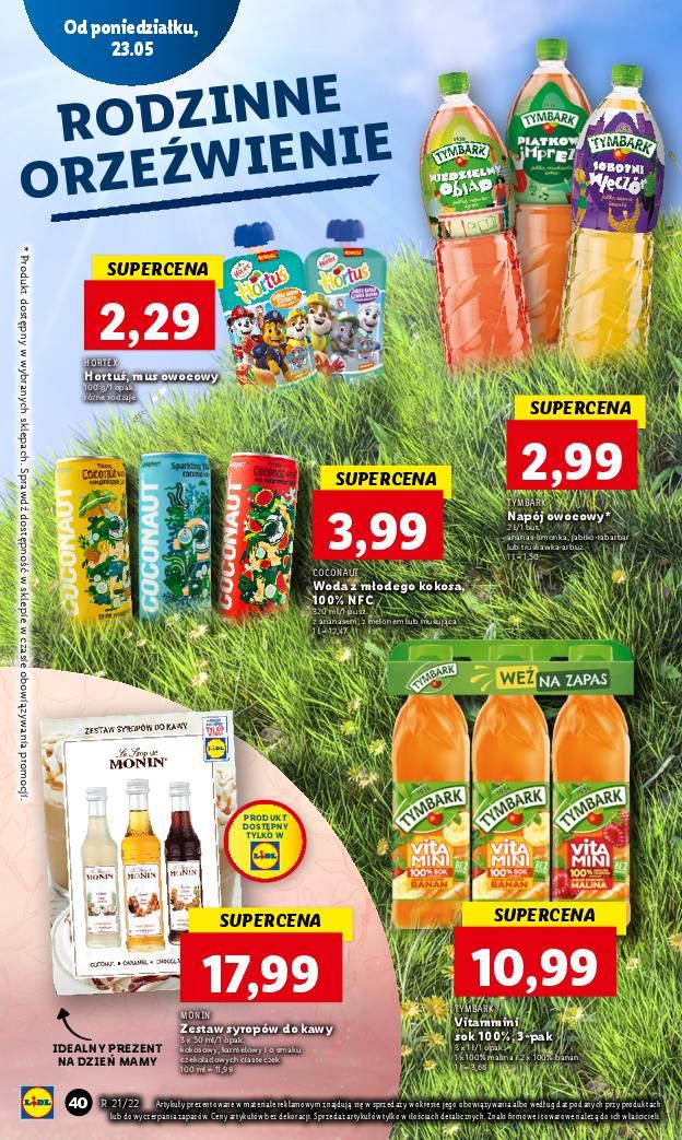 Gazetka promocyjna Lidl do 25/05/2022 str.40