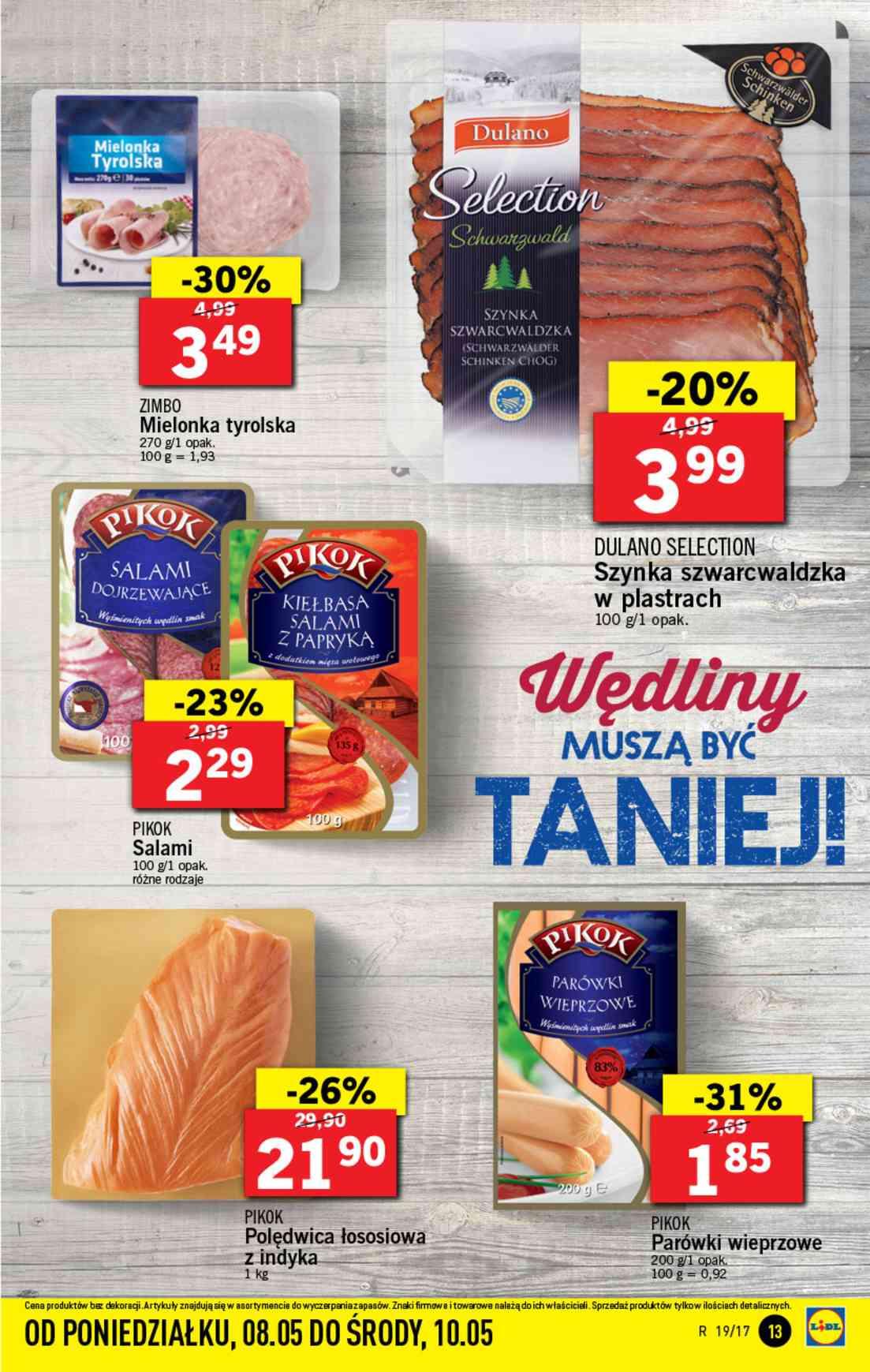 Gazetka promocyjna Lidl do 10/05/2017 str.13