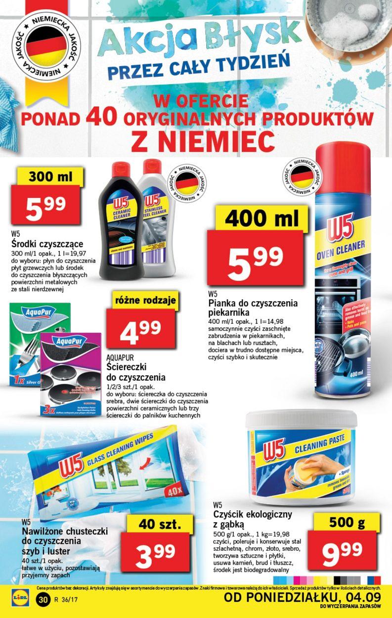 Gazetka promocyjna Lidl do 06/09/2017 str.30