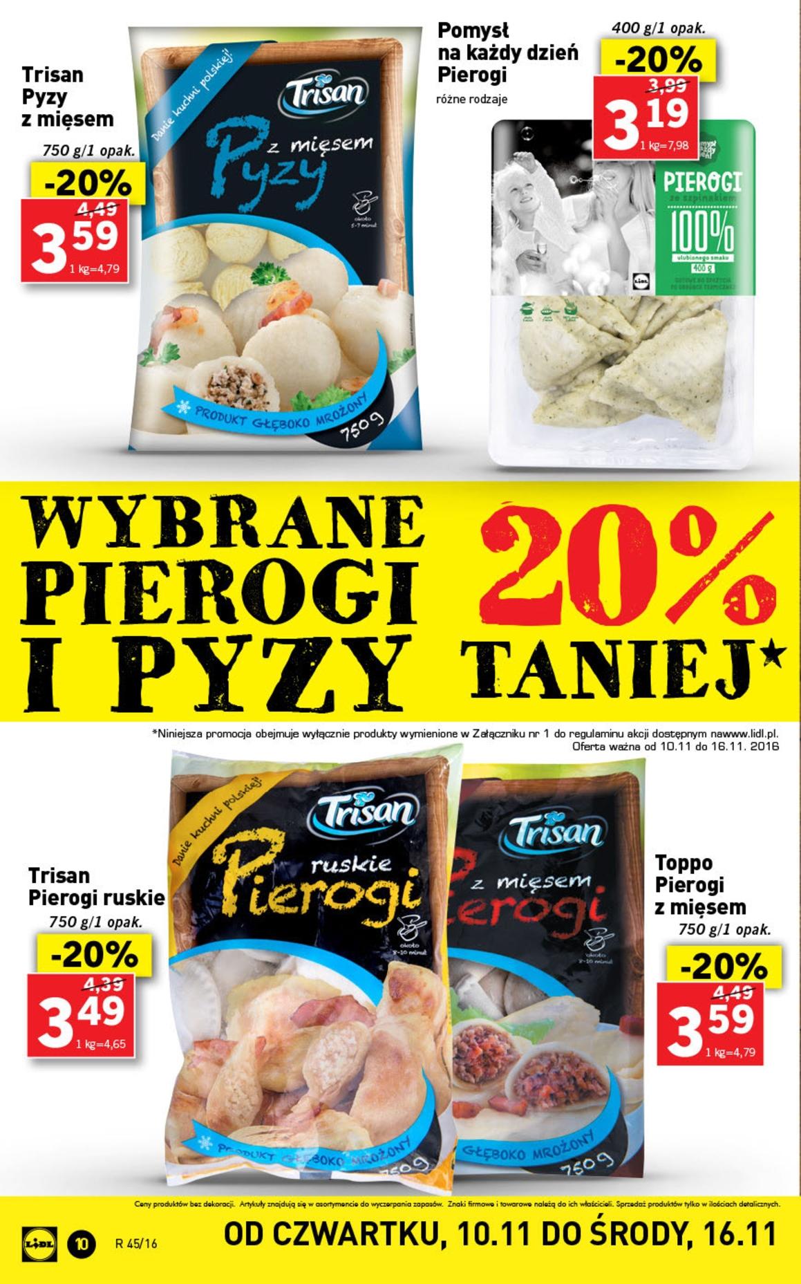 Gazetka promocyjna Lidl do 13/11/2016 str.10