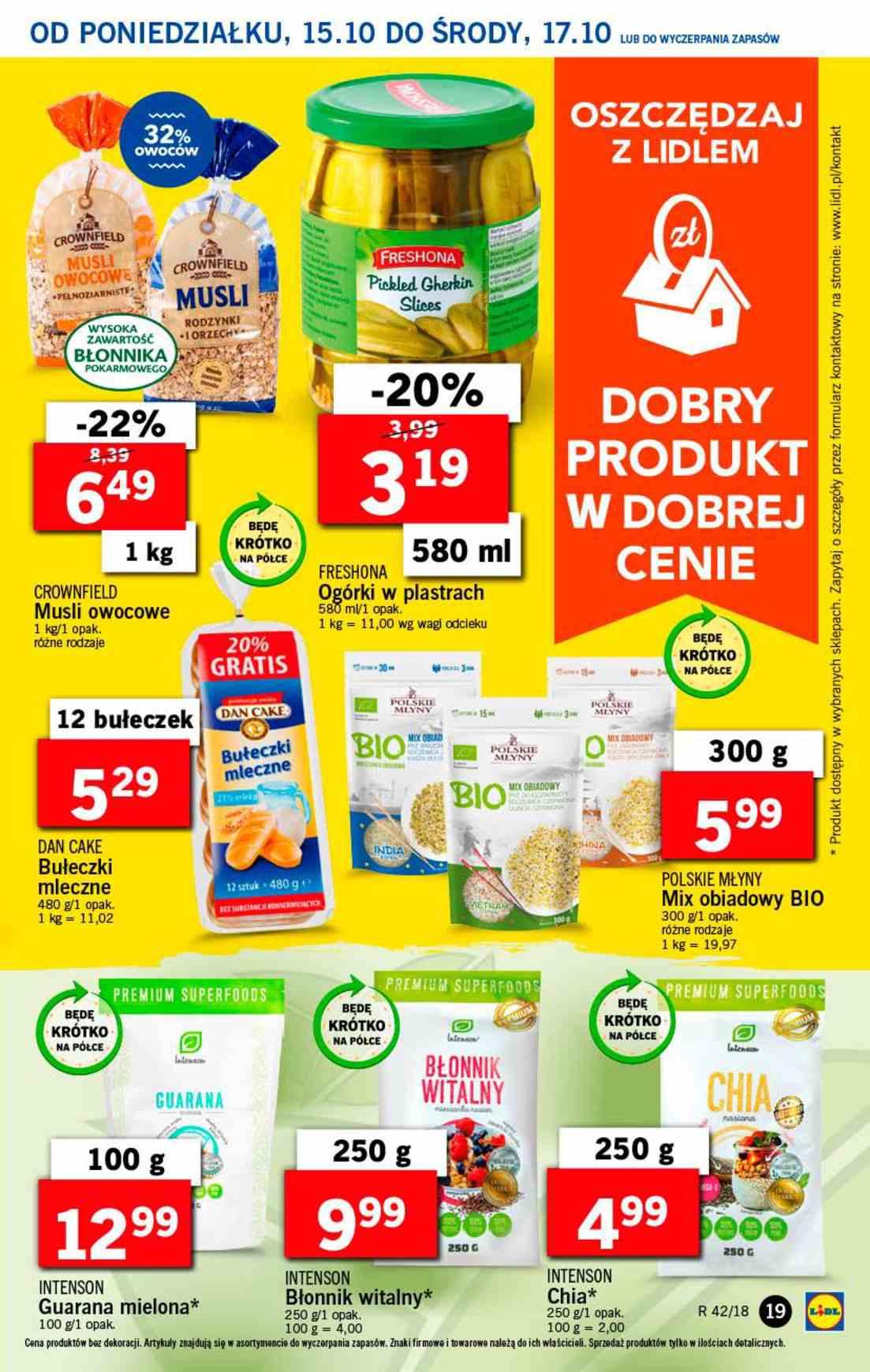 Gazetka promocyjna Lidl do 17/10/2018 str.19