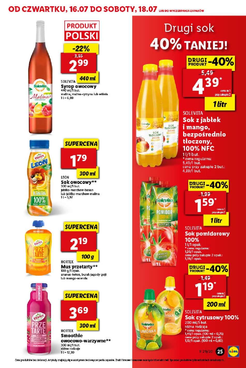 Gazetka promocyjna Lidl do 18/07/2020 str.25