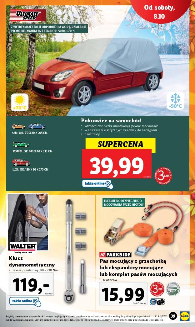 Gazetka promocyjna Lidl do 08/10/2022 str.39