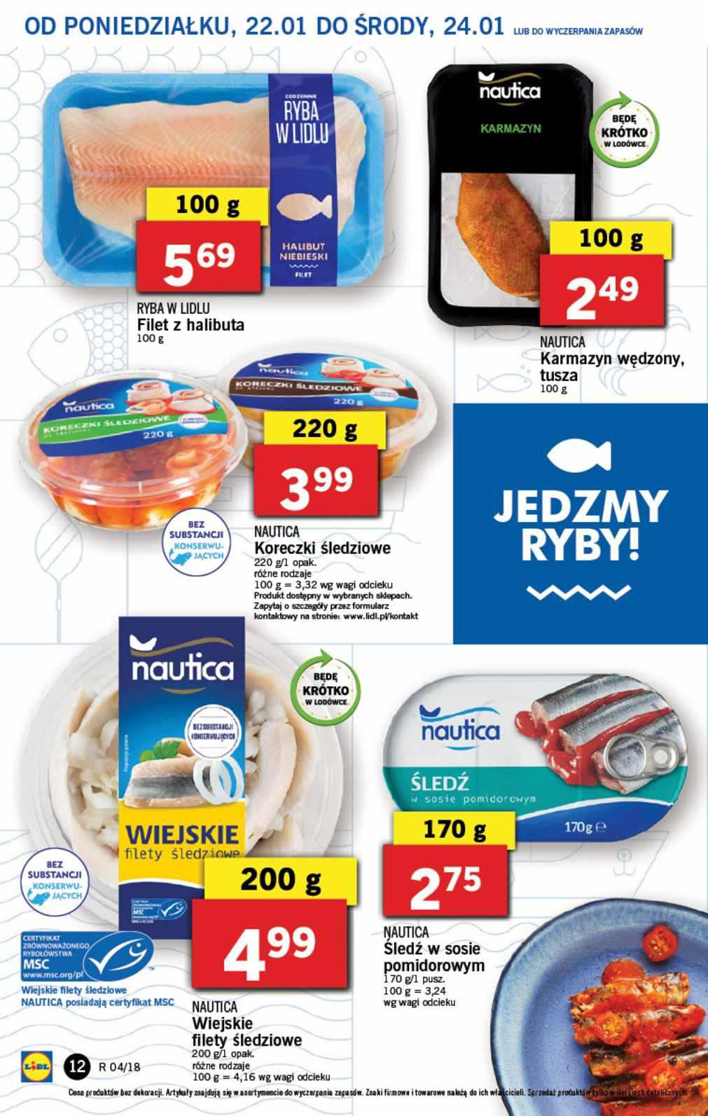 Gazetka promocyjna Lidl do 24/01/2018 str.12