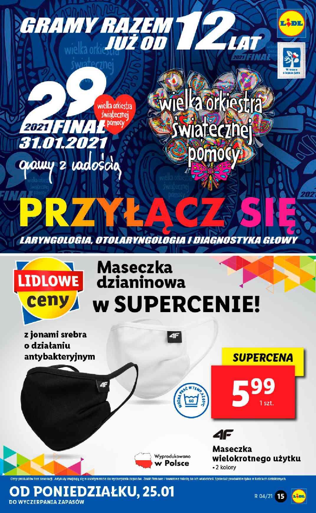 Gazetka promocyjna Lidl do 30/01/2021 str.15