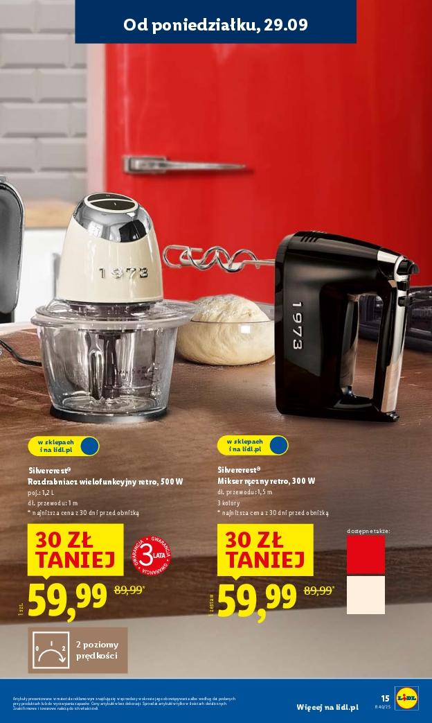 Gazetka promocyjna Lidl do 04/10/2025 str.15