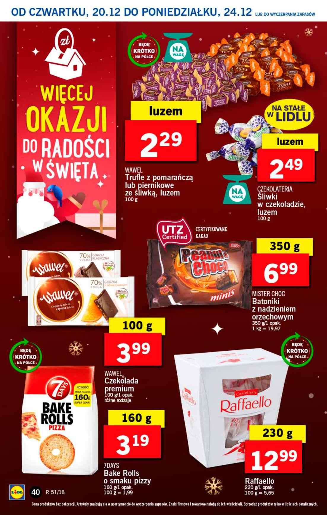 Gazetka promocyjna Lidl do 23/12/2018 str.40