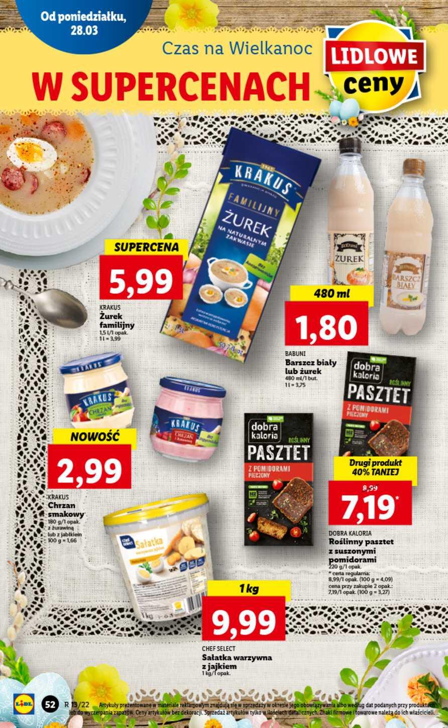 Gazetka promocyjna Lidl do 30/03/2022 str.52