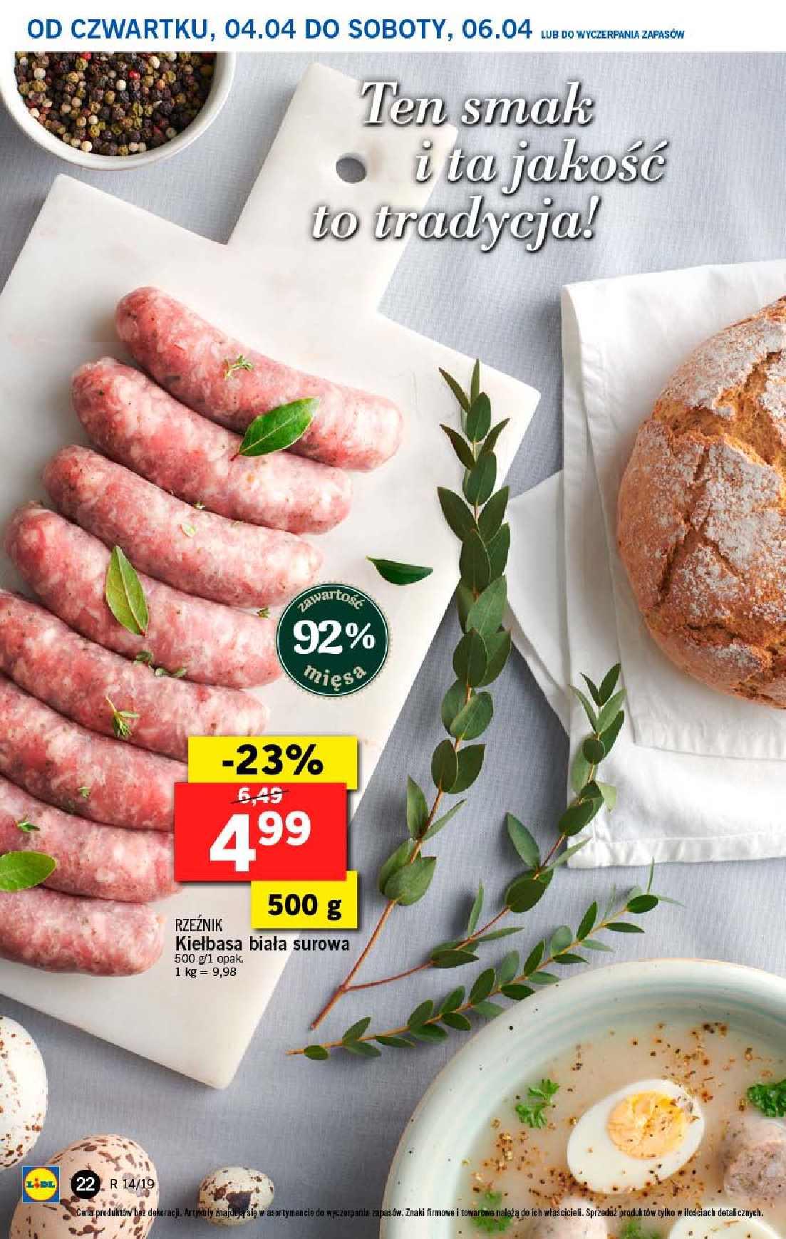 Gazetka promocyjna Lidl do 06/04/2019 str.22