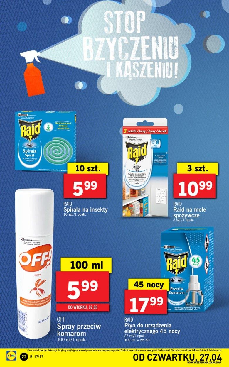 Gazetka promocyjna Lidl do 02/05/2017 str.22