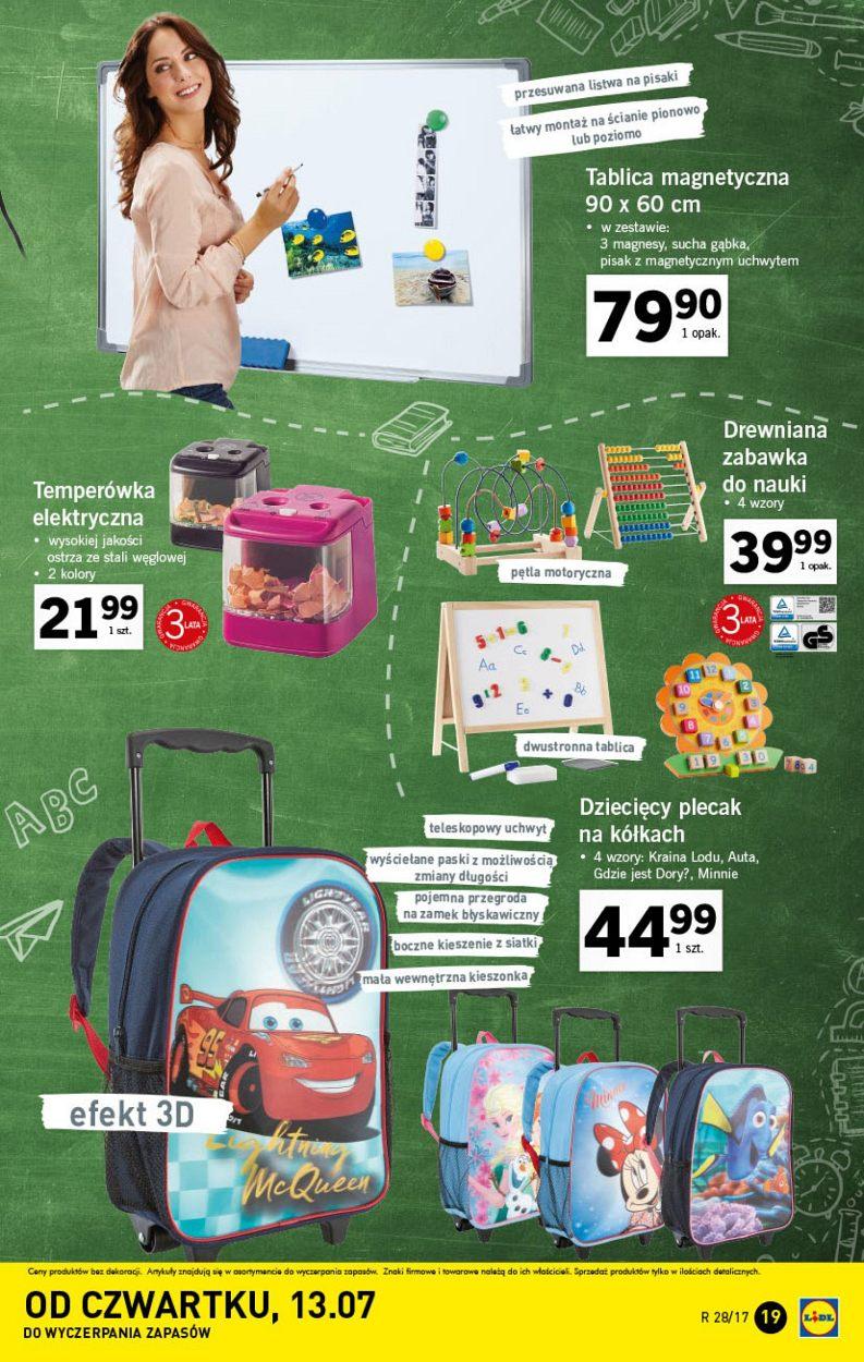 Gazetka promocyjna Lidl do 16/07/2017 str.19