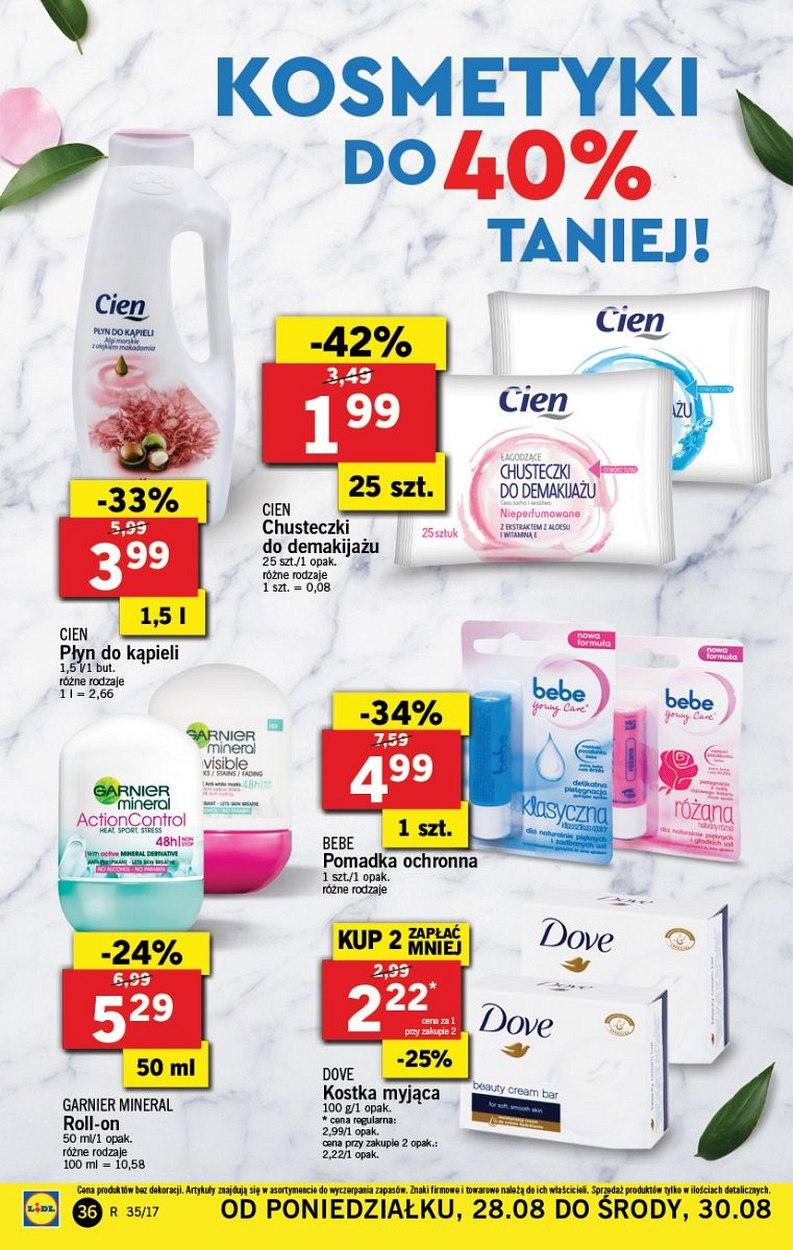 Gazetka promocyjna Lidl do 30/08/2017 str.36