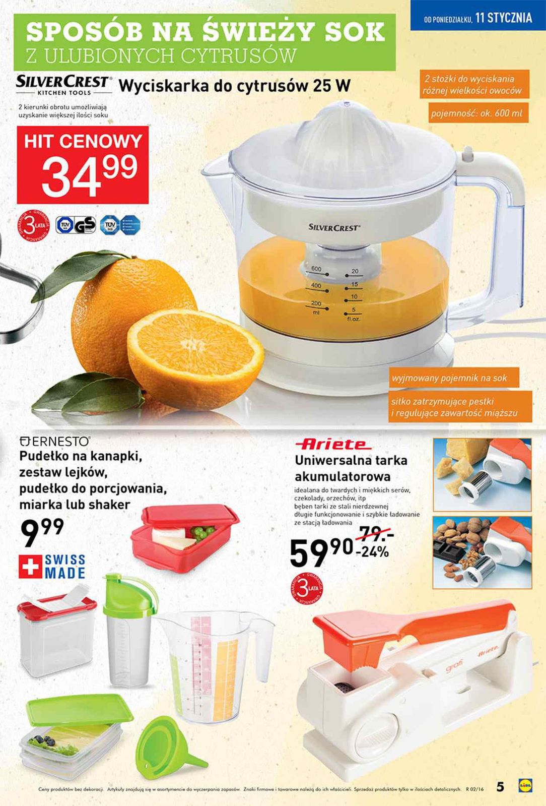 Gazetka promocyjna Lidl do 17/01/2016 str.5