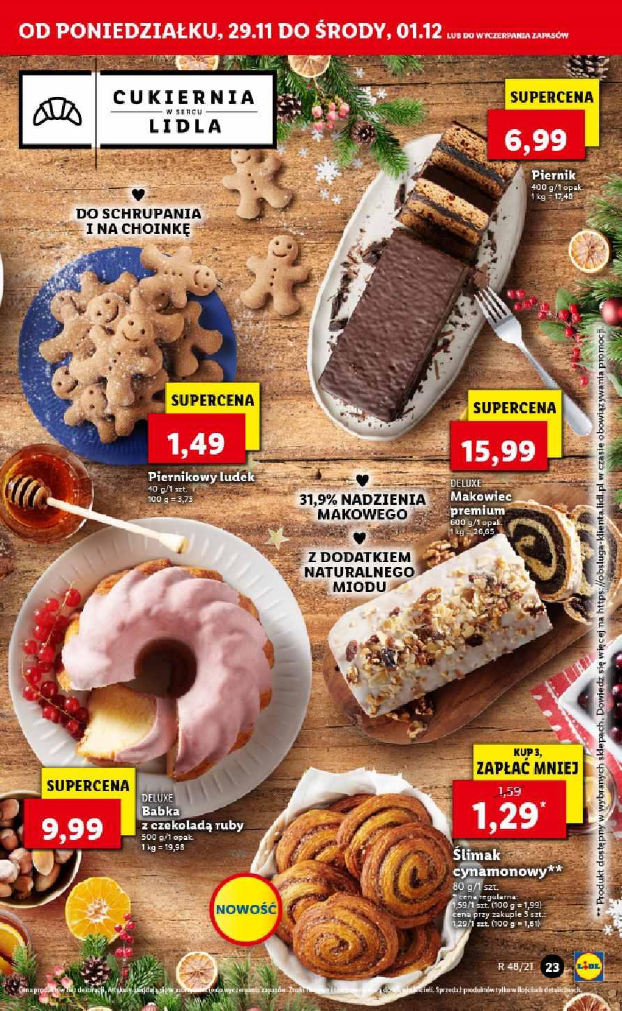 Gazetka promocyjna Lidl do 01/12/2021 str.23