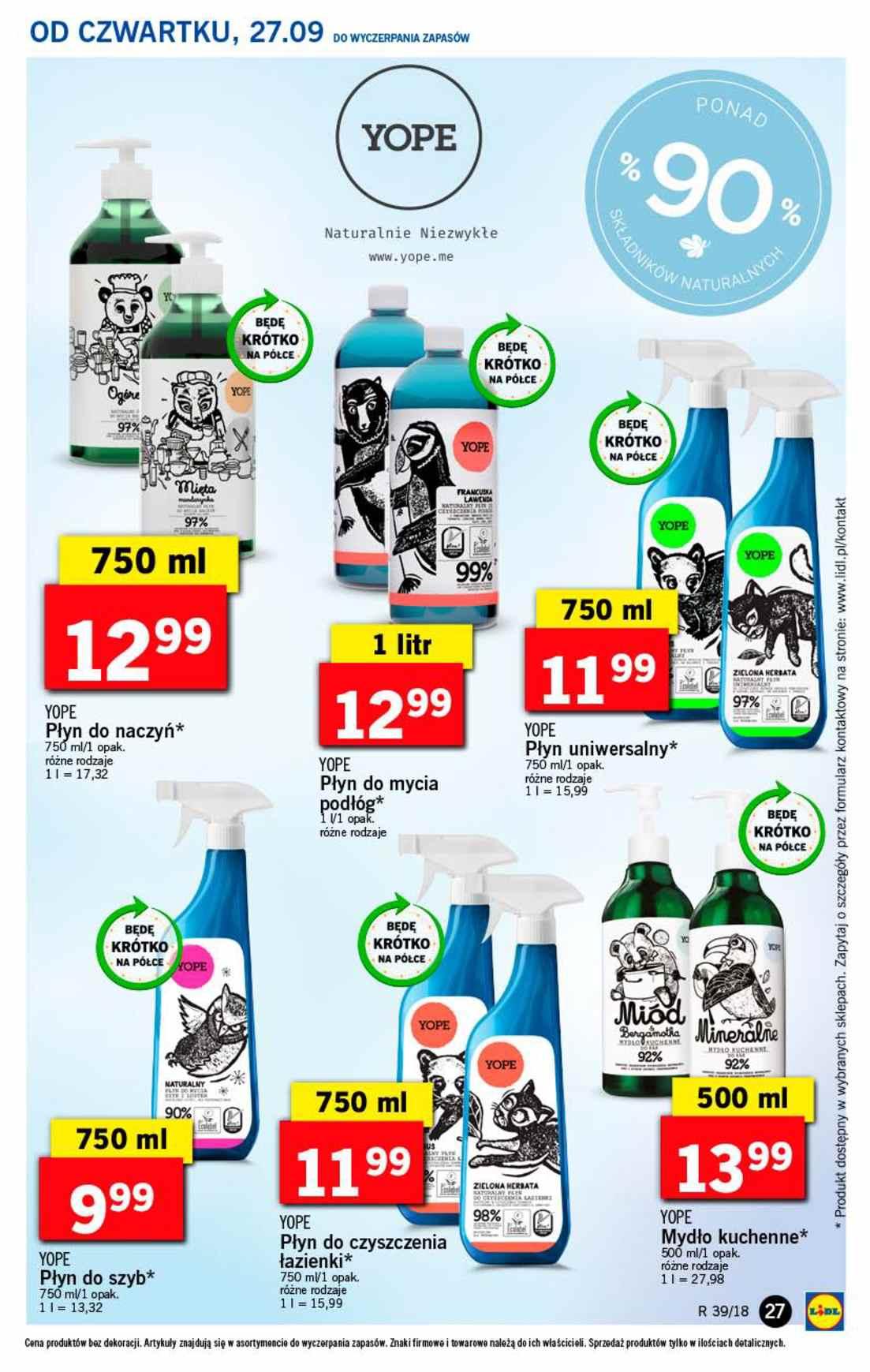 Gazetka promocyjna Lidl do 30/09/2018 str.27