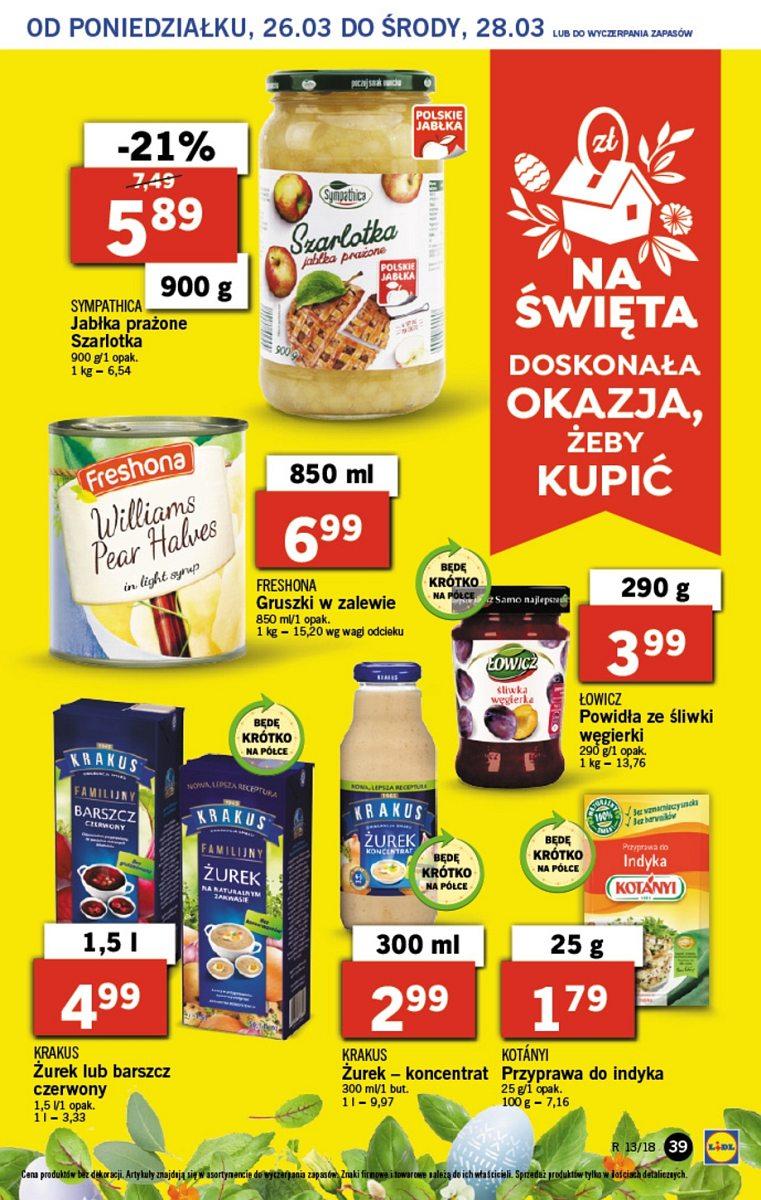 Gazetka promocyjna Lidl do 28/03/2018 str.39