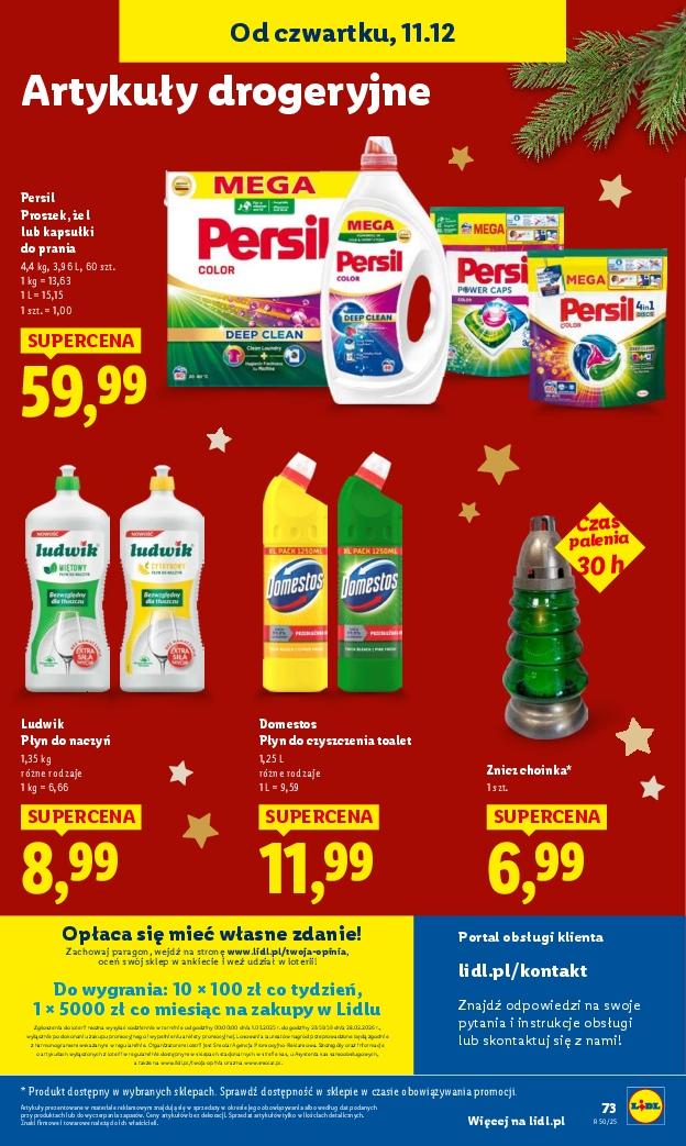 Gazetka promocyjna Lidl do 14/12/2025 str.73