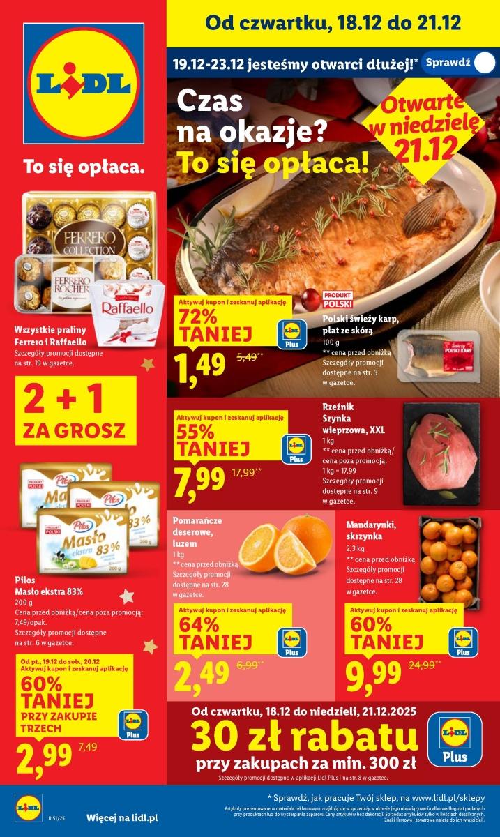 Gazetka promocyjna Lidl do 21/12/2025 str.1