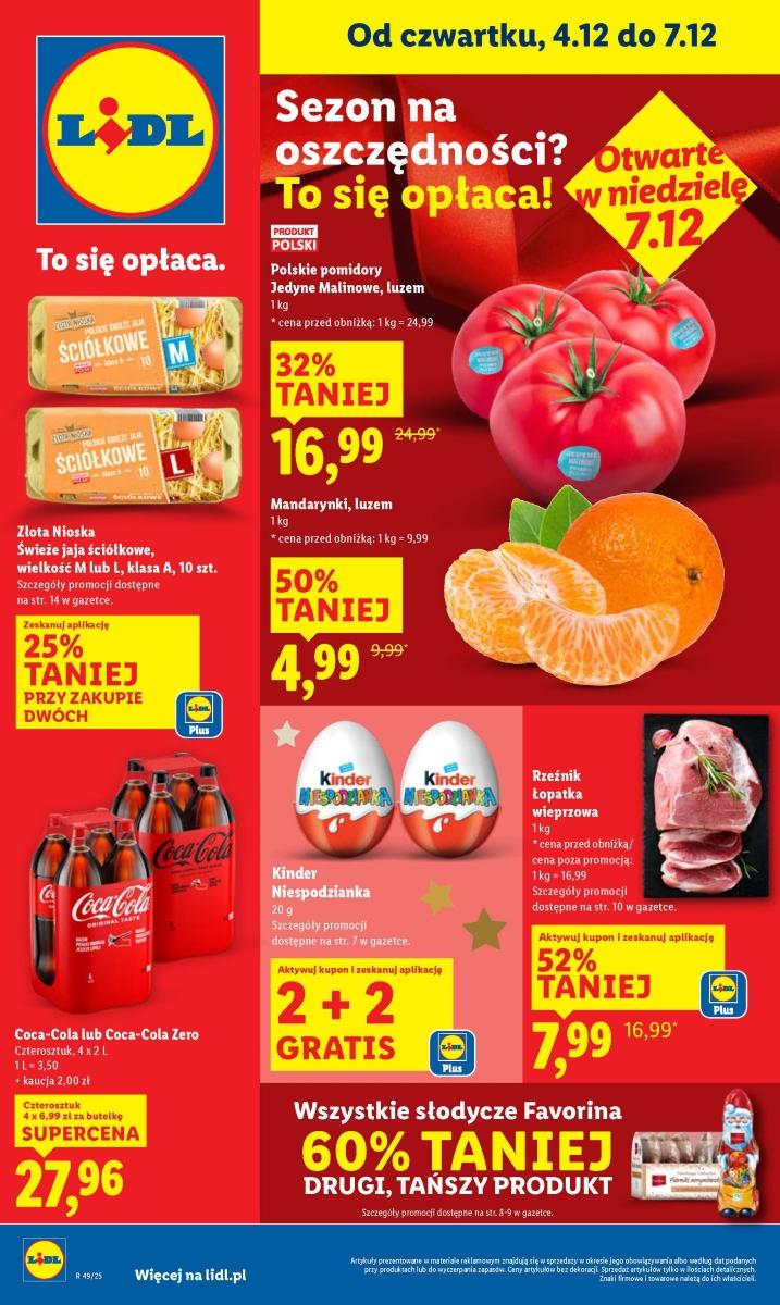 Gazetka promocyjna Lidl do 07/12/2025 str.1