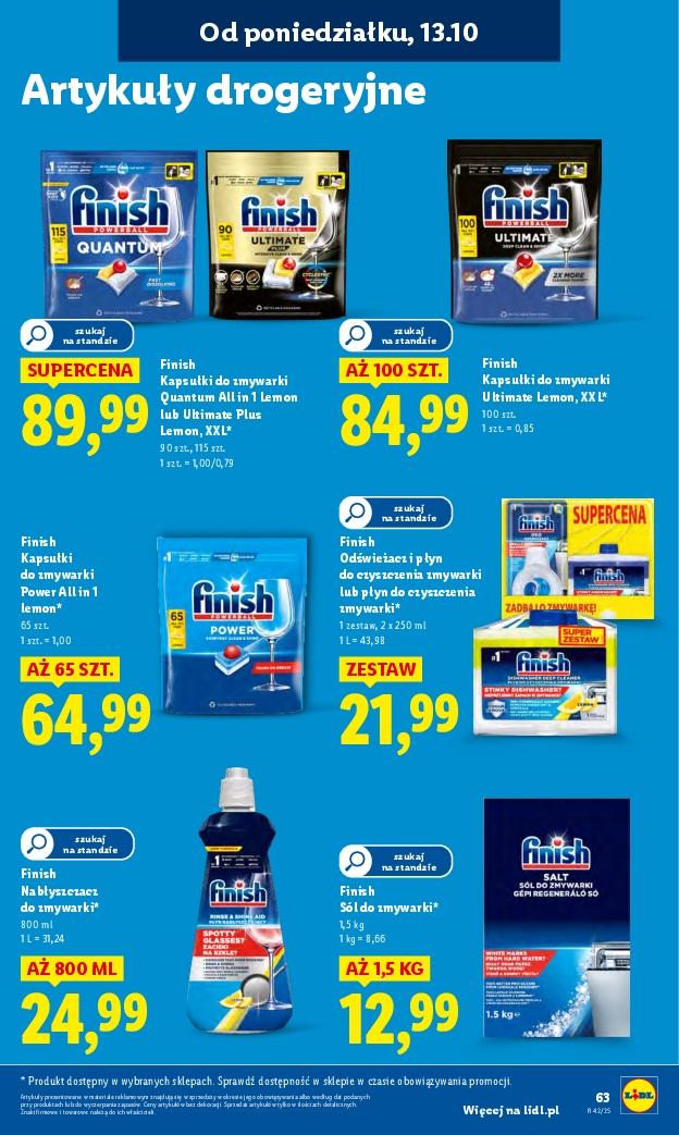 Gazetka promocyjna Lidl do 15/10/2025 str.63