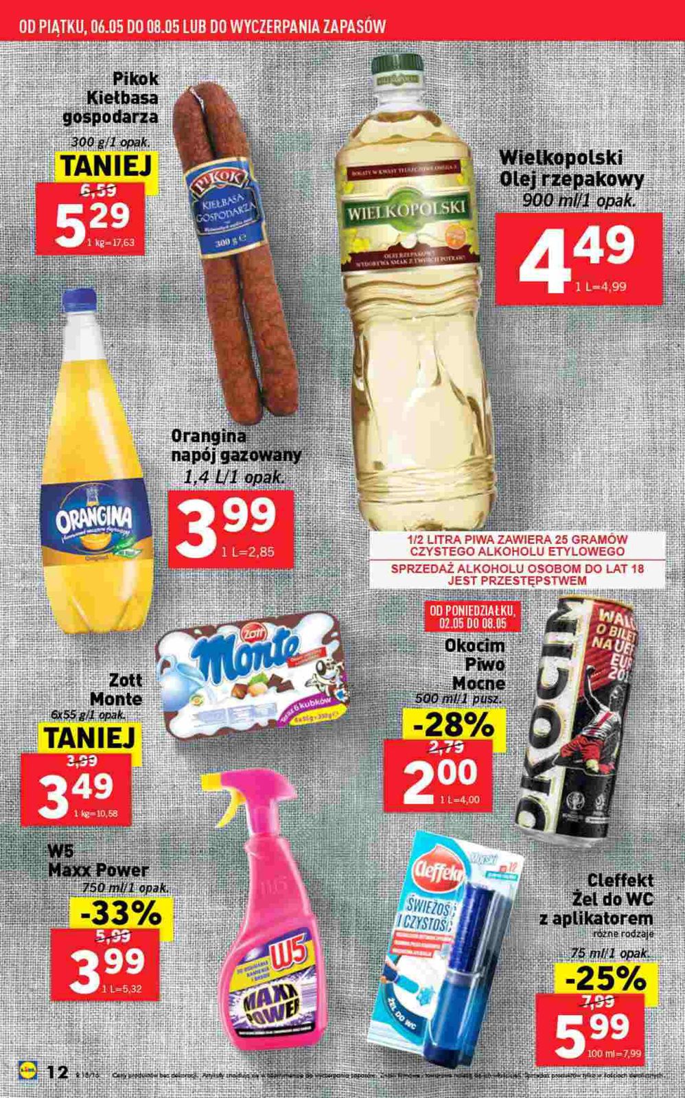 Gazetka promocyjna Lidl do 08/05/2016 str.12