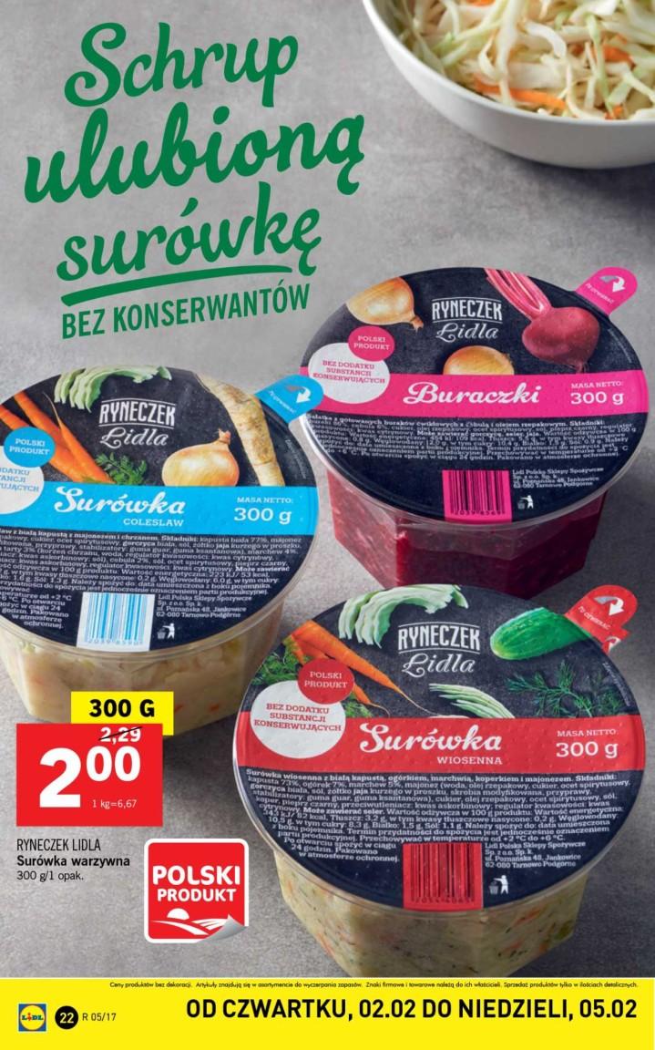 Gazetka promocyjna Lidl do 05/02/2017 str.22