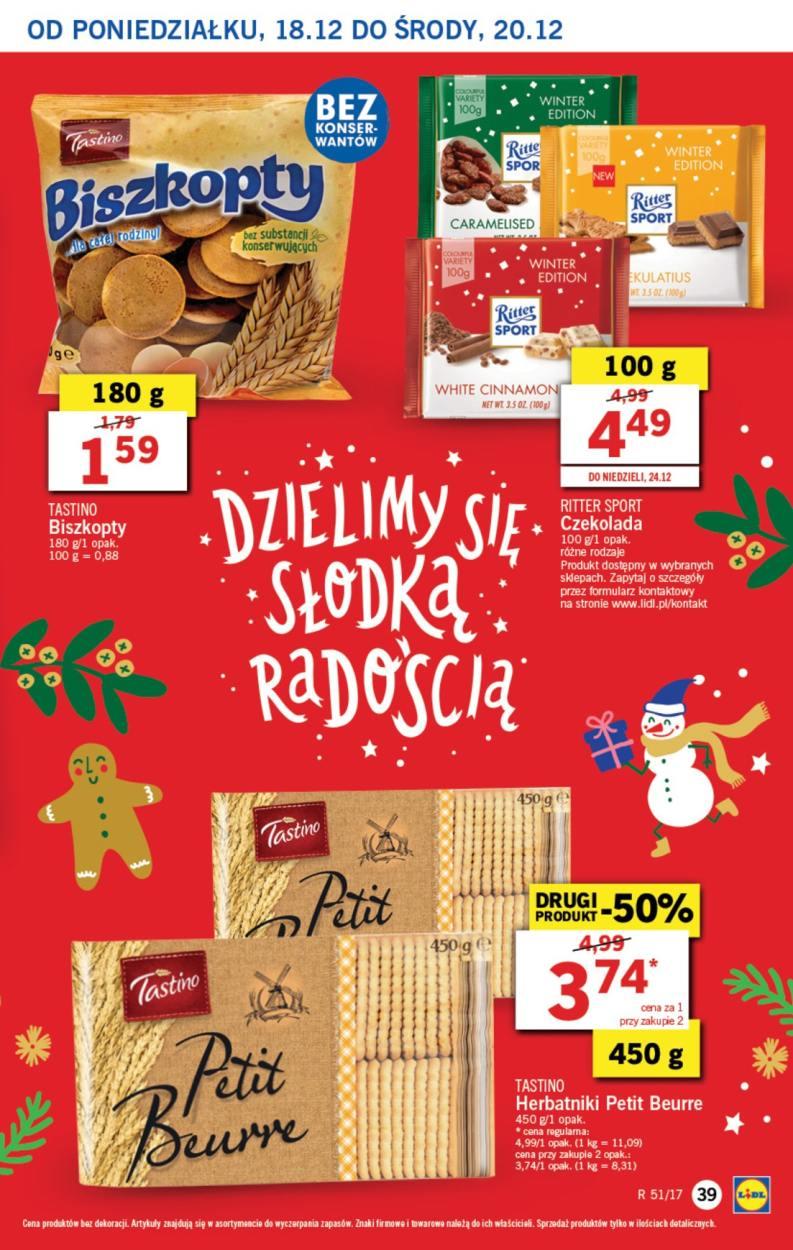 Gazetka promocyjna Lidl do 20/12/2017 str.39