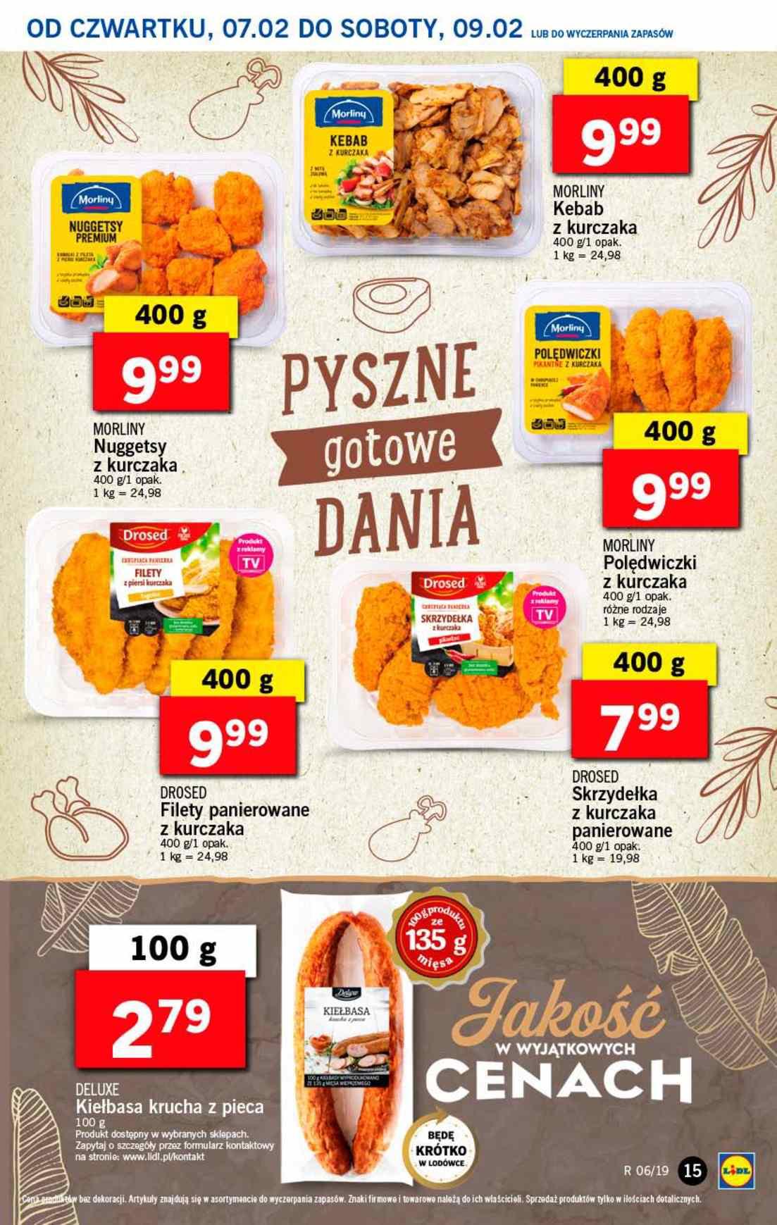 Gazetka promocyjna Lidl do 09/02/2019 str.15